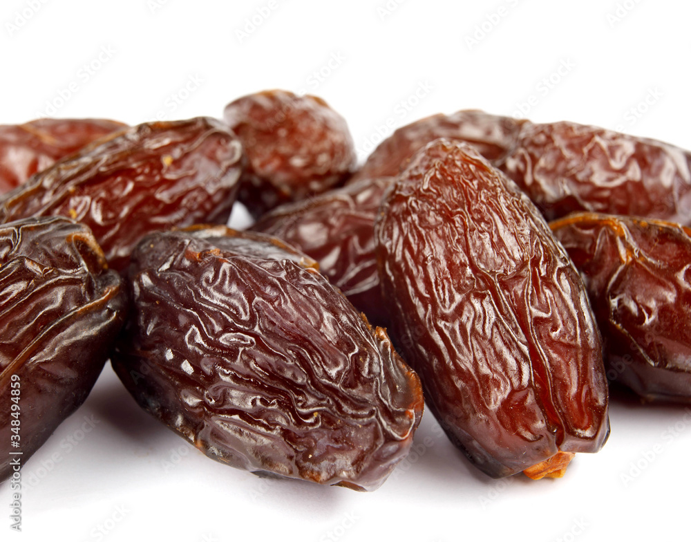 Dried dates (fruits of date palm Phoenix dactylifera). Dried dates (fruits of date palm Phoenix dactylifera).