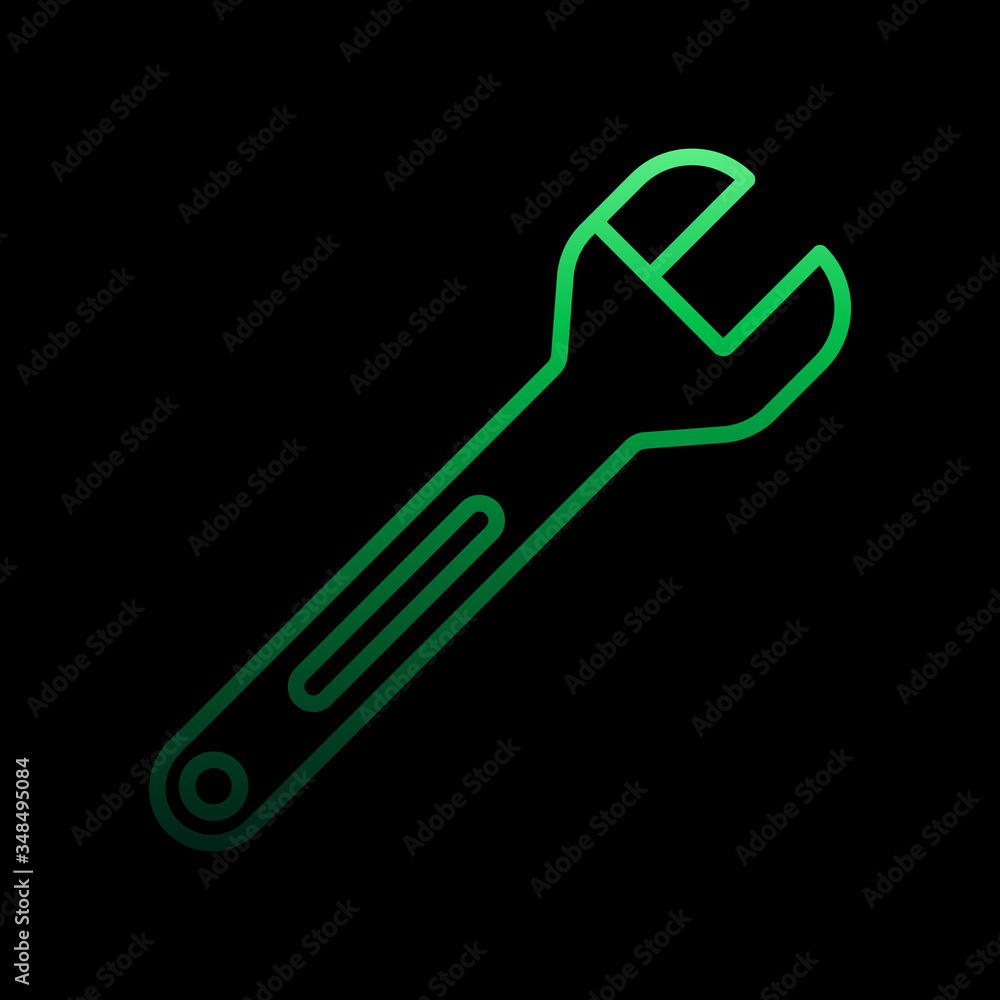 wrench nolan icon. Simple thin line, outline vector of motor sports icons for ui and ux, website or mobile application wrench nolan icon. Simple thin line, outline vector of motor sports icons for ui and ux, website or mobile application