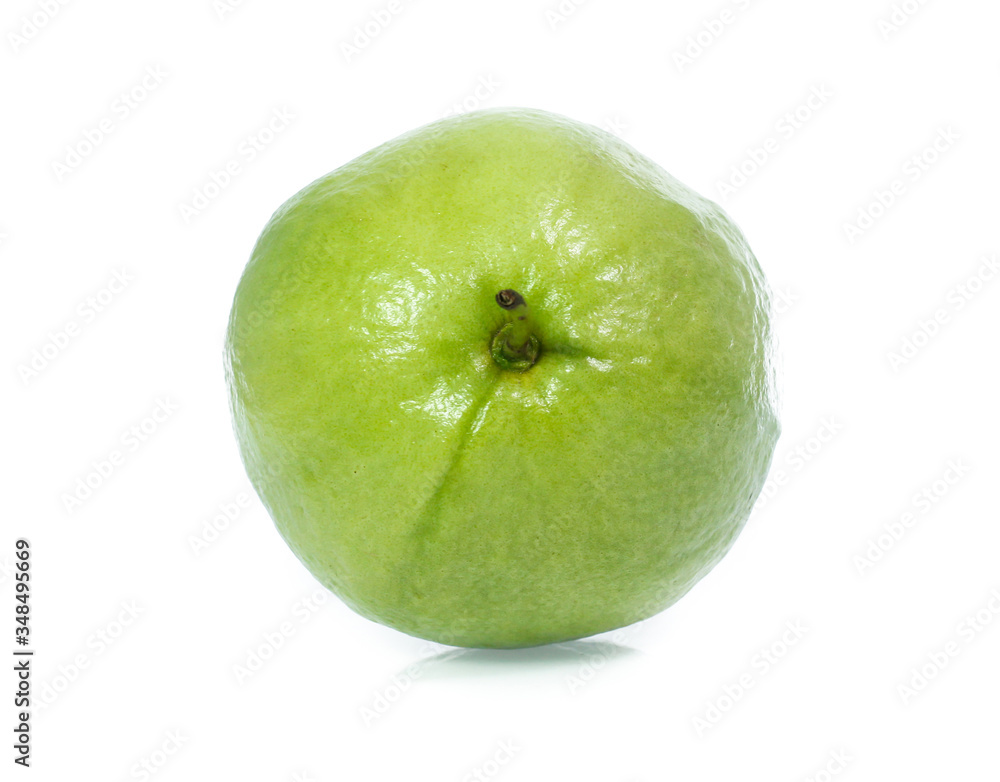 Guava isolated on white background Guava isolated on white background