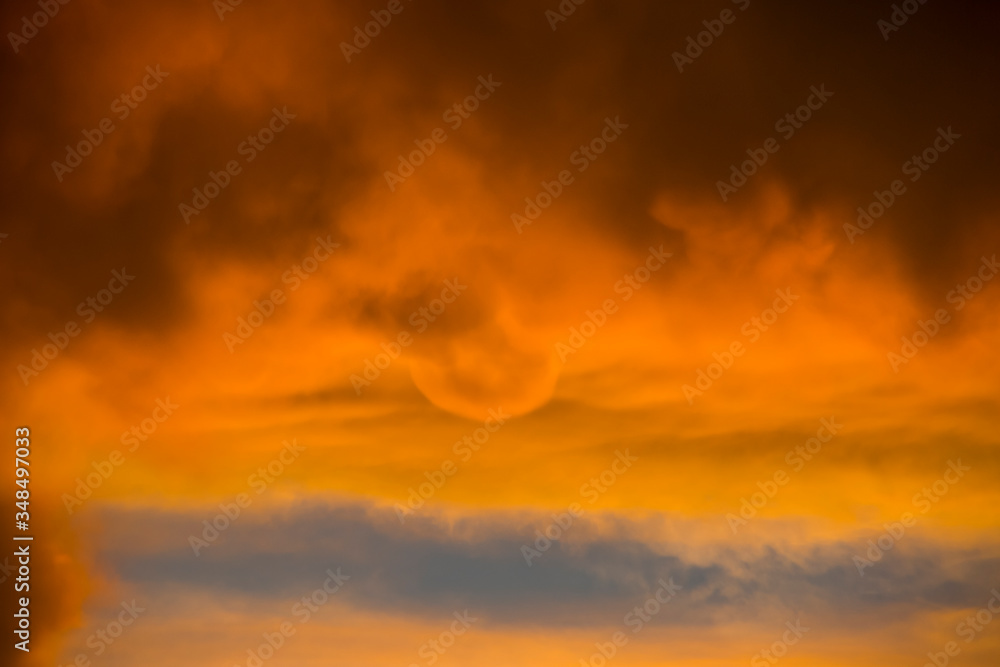 Summer sunrise in Platja Llarga beach, Tarragona, Spain Summer sunrise in Platja Llarga beach, Tarragona, Spain