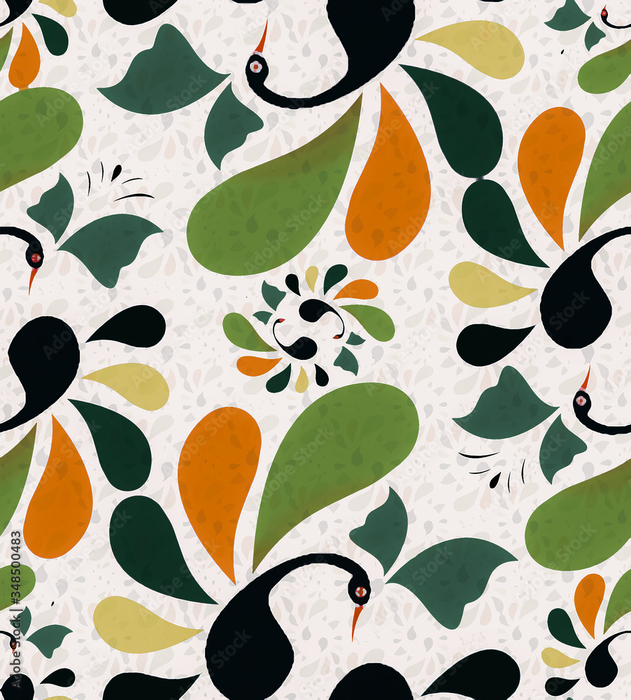 seamless pattern with leaves seamless pattern with leaves