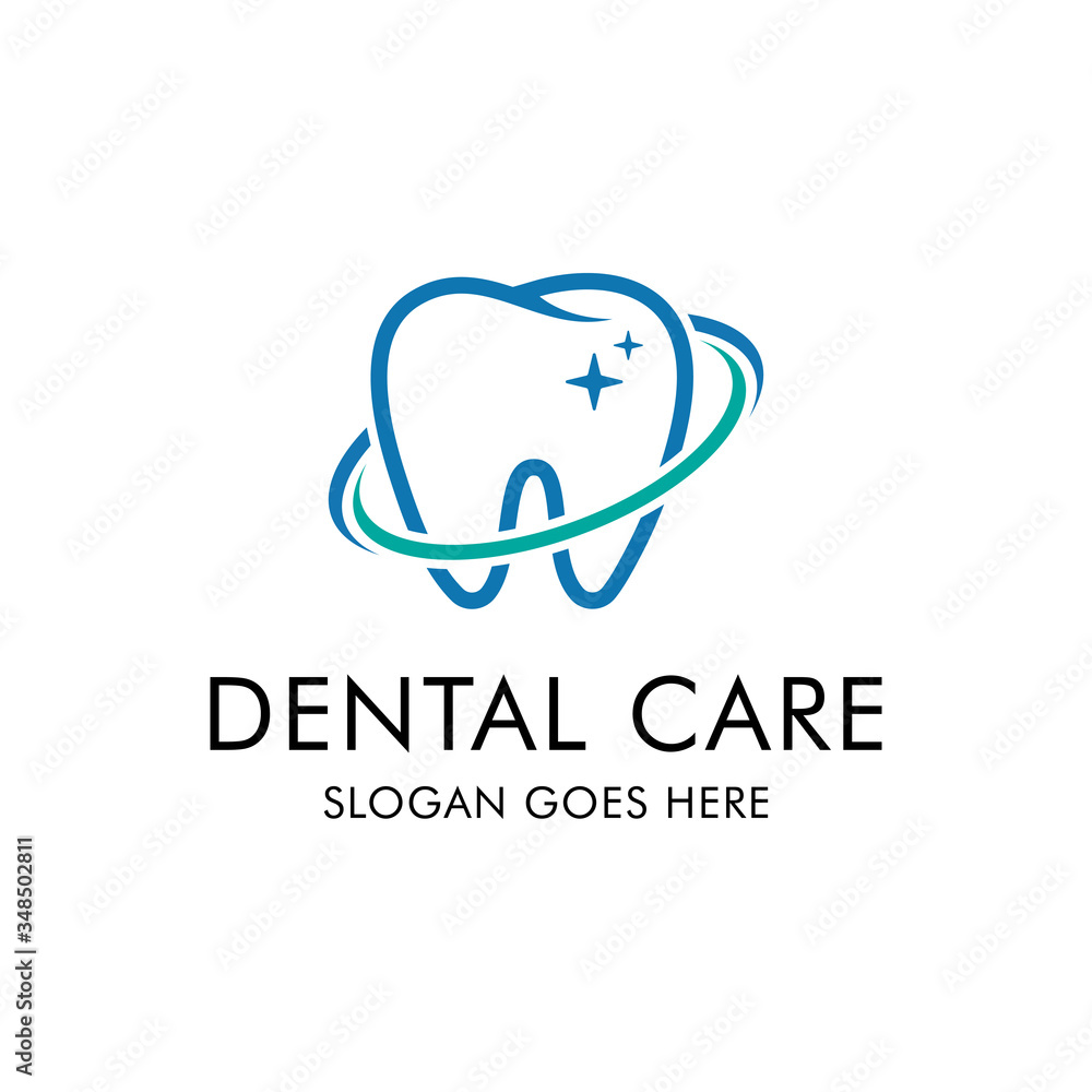 Dental Logo Vector Design Template. Dental Logo Vector Design Template.
