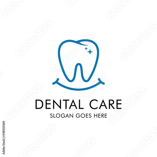 Dental Logo Vector Design Template. 