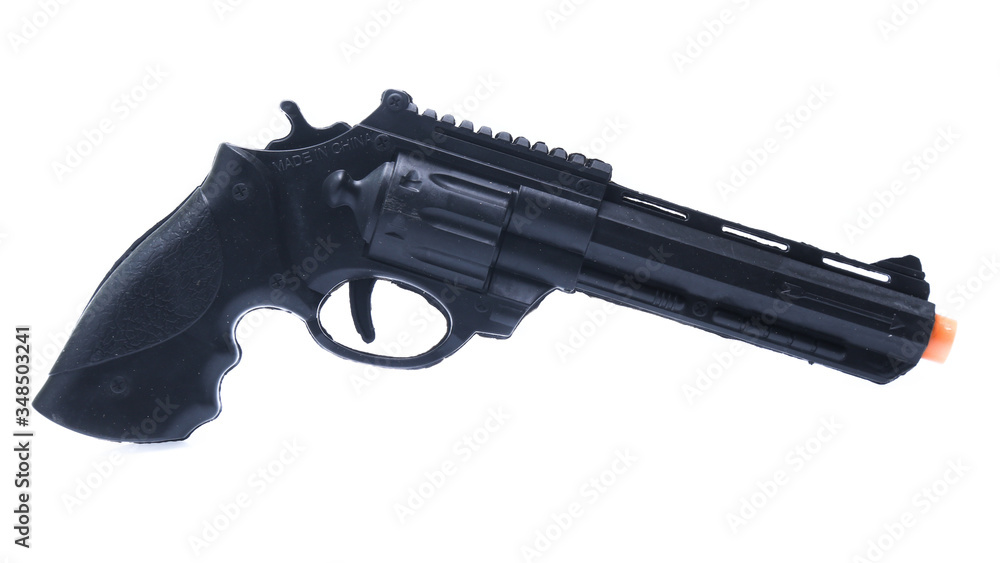 Hand gun isolated on the white background Hand gun isolated on the white background