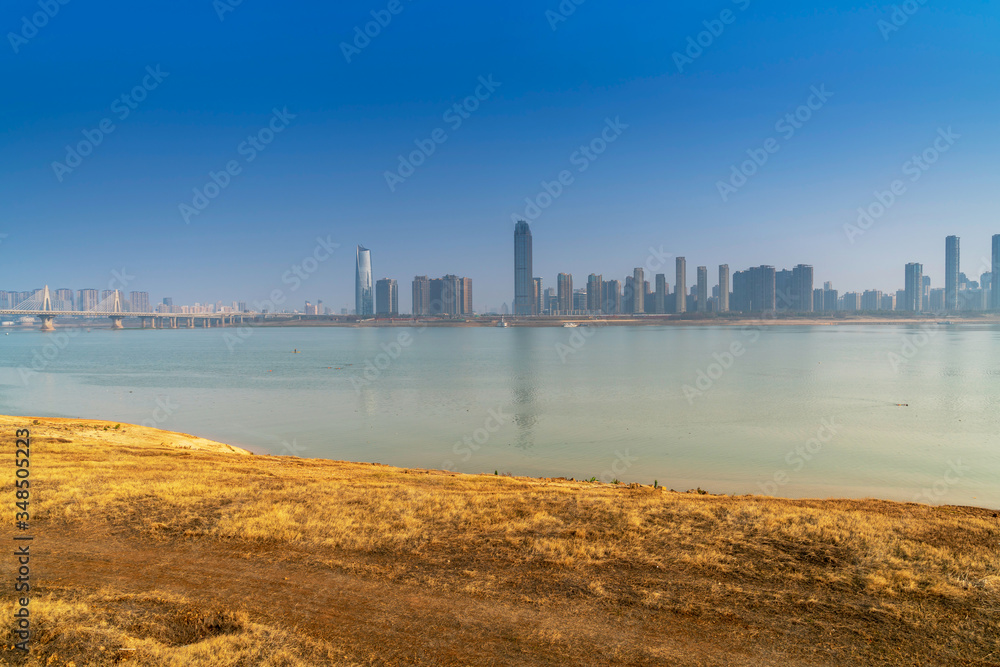 Urban Scenery of Nanchang New District,jiangxi,china