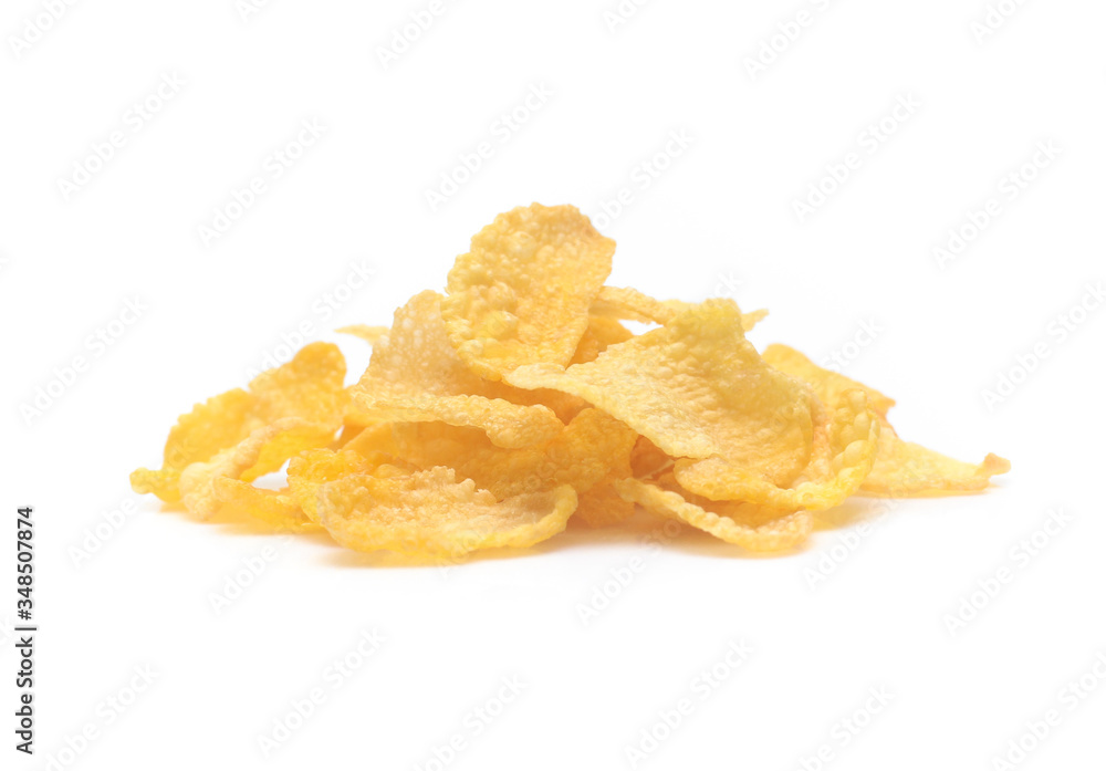 Cornflakes isolated on white background Cornflakes isolated on white background