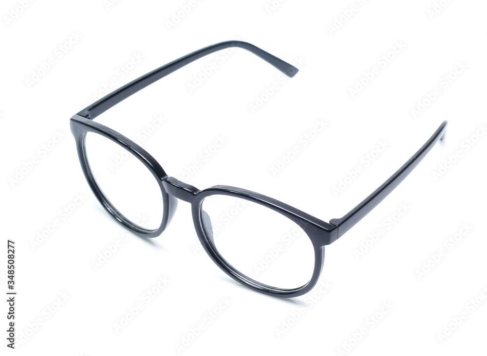Black Eye Glasses Isolated on White Black Eye Glasses Isolated on White