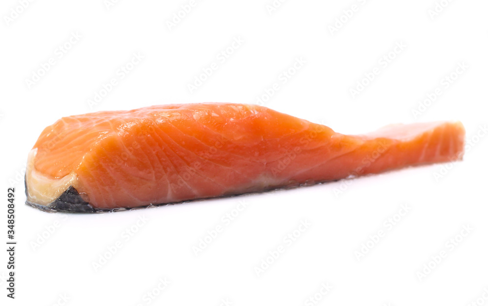 salmon isolated on white background salmon isolated on white background