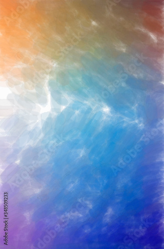Abstract illustration of blue and purple Watercolor with low coverage background