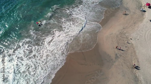 Aerial view on Puerto Escondido in Oaxaca Mexico