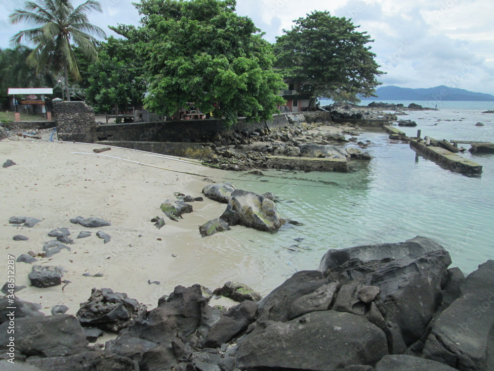 Obraz premium beach water sea