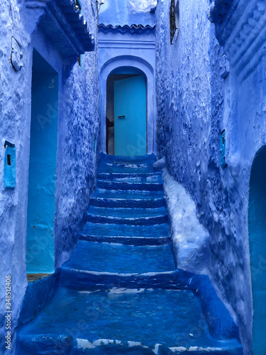 blue stairway to success  © Inder