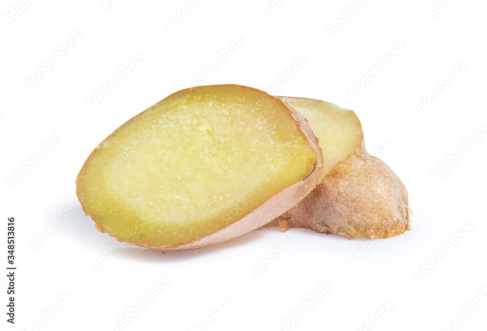 ginger root isolated on white background ginger root isolated on white background