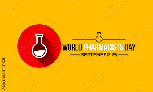 Vector illustration on the theme of World Pharmacists day observed each year on September 25th across the Globe.