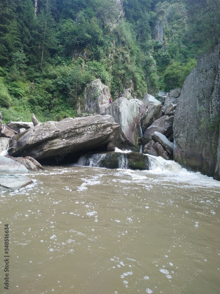 Fototapeta premium river in the mountains