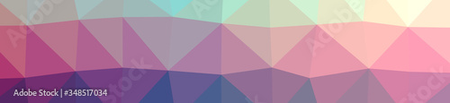 Illustration of abstract Purple banner low poly background. Beautiful polygon design pattern.