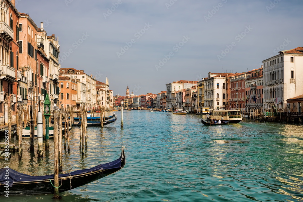 venedig, italien - pittoreske idylle am canal grande