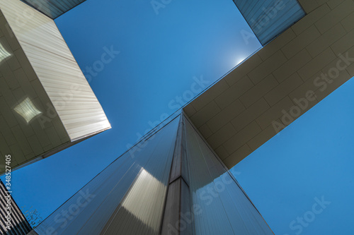 Modern architecture and blue sky