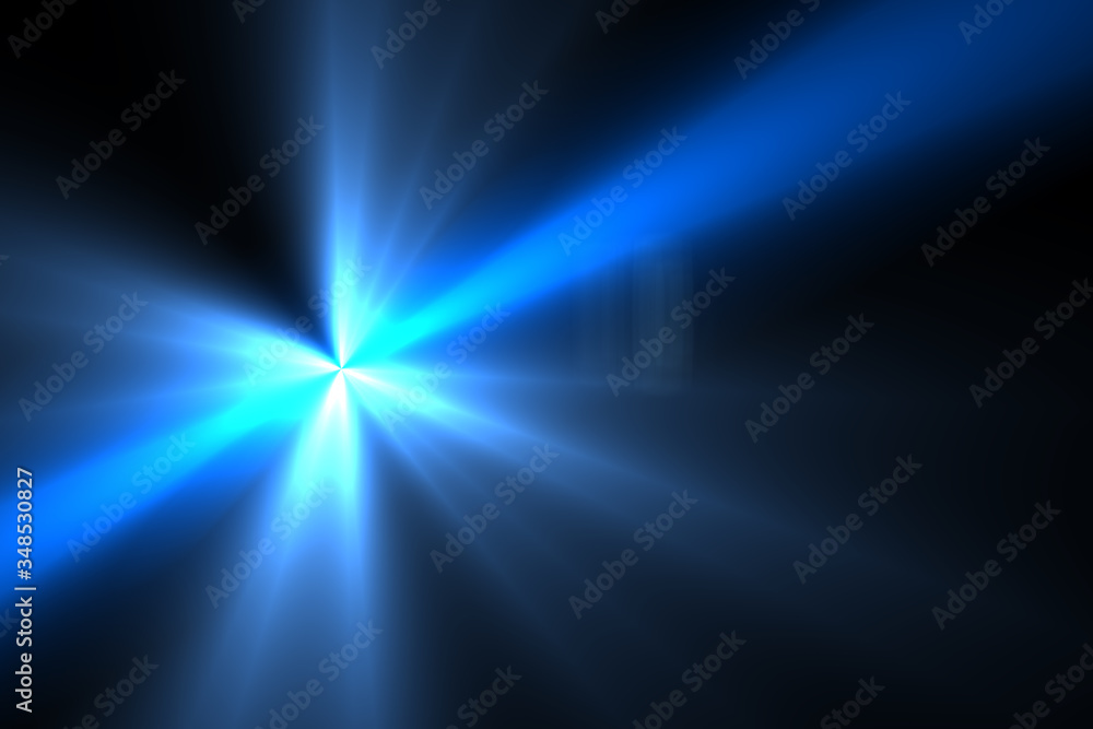 Obraz premium Abstract Natural Sun flare on the black background, flare light transition, effects sunlight, lens flare