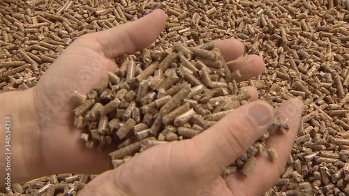 Compound feed in animal husbandry. Feed warehouse for feeding chickens and birds, feeding cows, pigs, pets.