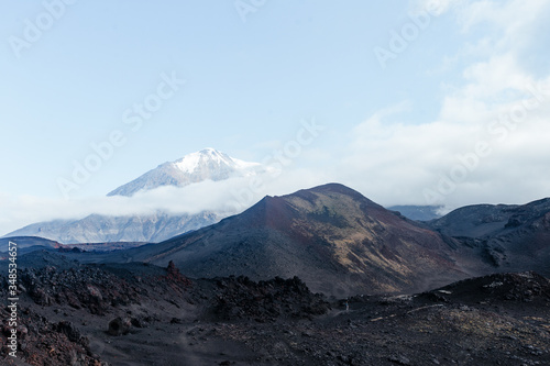 Cracked Lava Breaks Near Tolbachik Volcano
