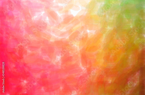 Abstract illustration of orange  pink  red Watercolor background