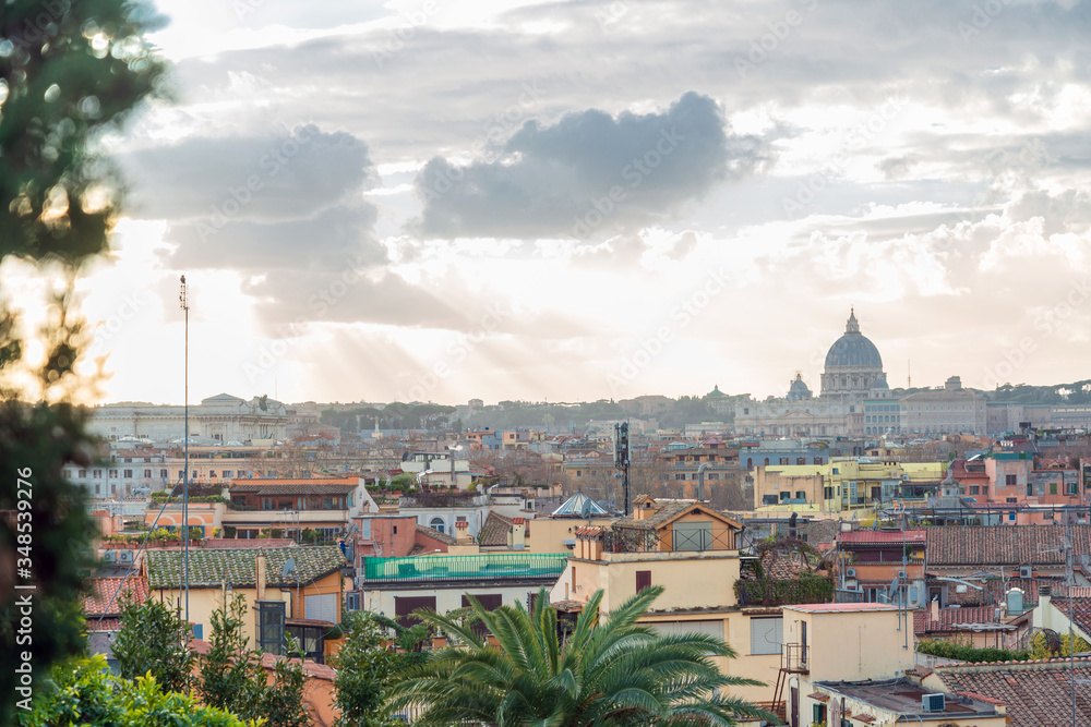ROME, ITALY - January 17, 2019: Rome city in Italy
