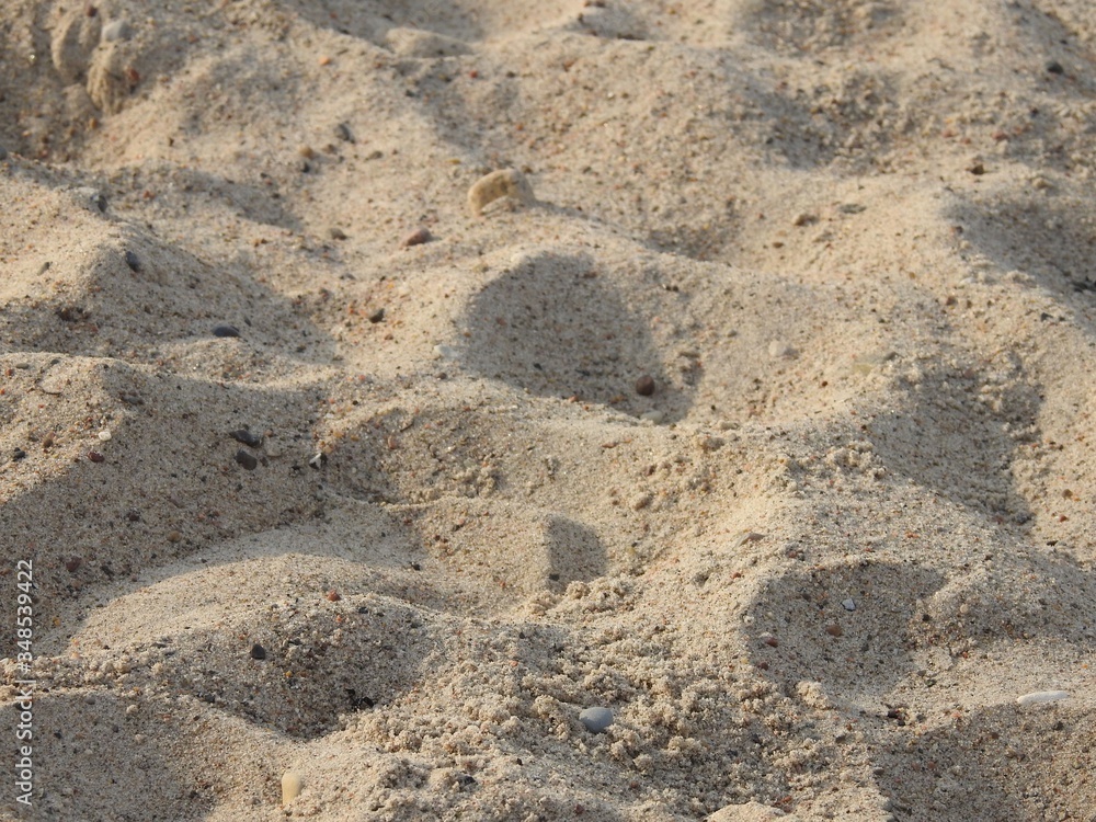 Sand am Strand naturbelassen Sand am Strand naturbelassen