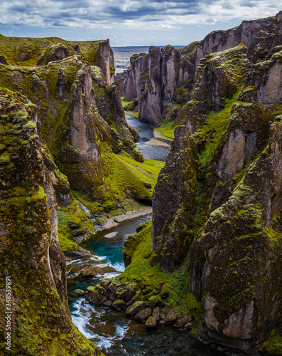 Fjadrargljufur Canyon in South Iceland