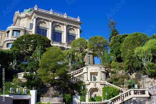 Quadro su tela Fairmont Monaco-Montecarlo, wonderful city of the cote-d‚ÄôAzur with its marine