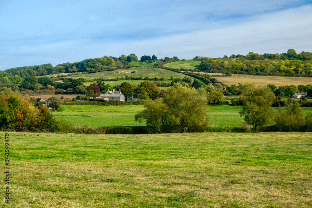The footpaths of Lacock offer lovely walks in green fields. The terrain is hilly but easy and quiet. The countryside of Wiltshire has a lot to offer.