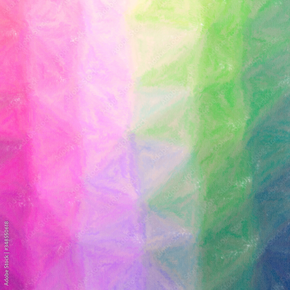 Fototapeta premium Illustration of abstract Purple And Green Wax Crayon Square background.