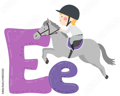 Kid Boy Equestrian Sport Al...