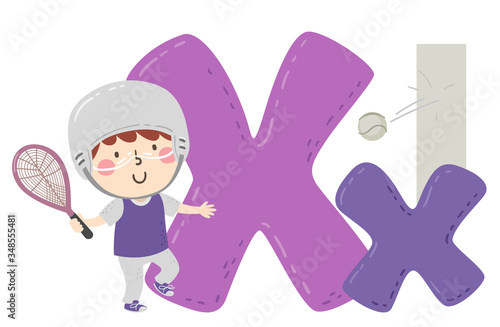 Kid Boy Xare Sport Alphabet...