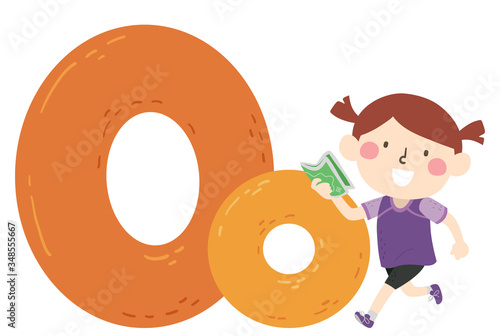 Kid Girl Orienteering Sport...