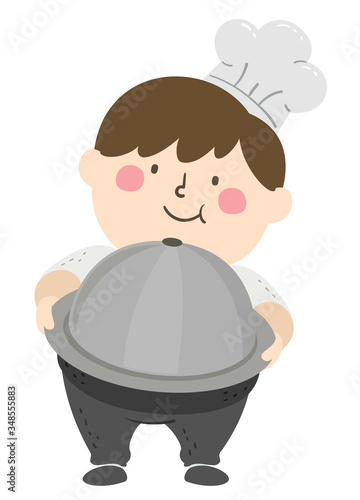 Kid Big Boy Chef Present Pl...