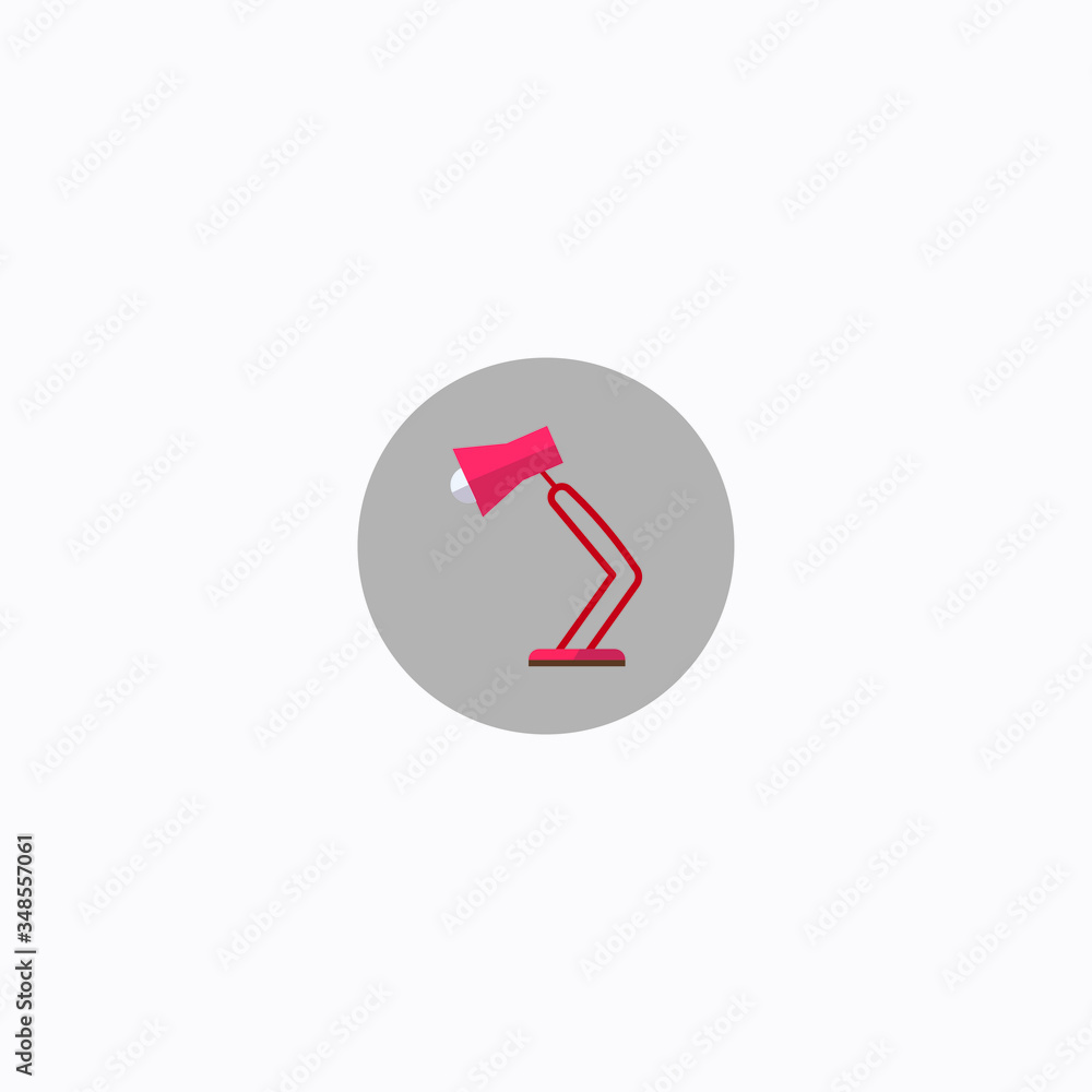 table lamp graphic element Illustration template design table lamp graphic element Illustration template design