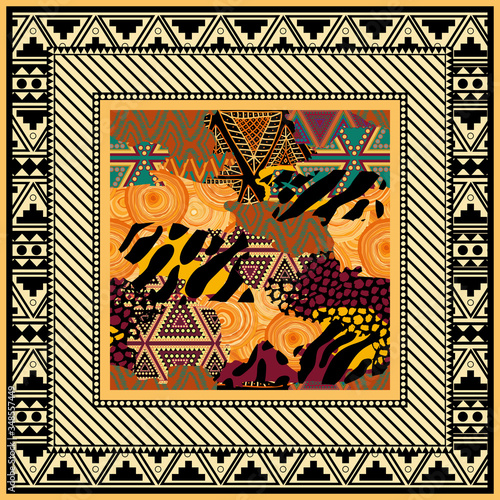 scarf abstract background