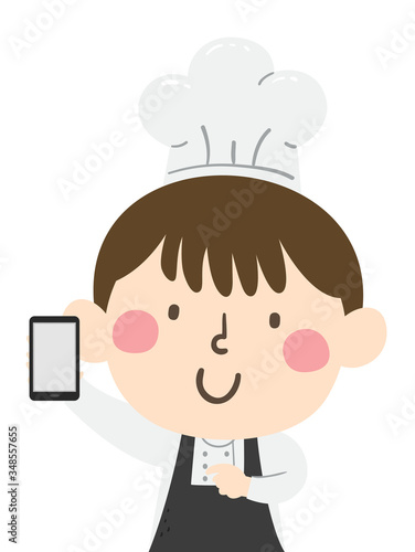 Kid Boy Chef Phone Contact ...