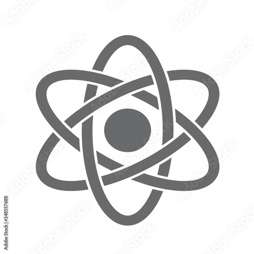 Atom icon vector or symbols.