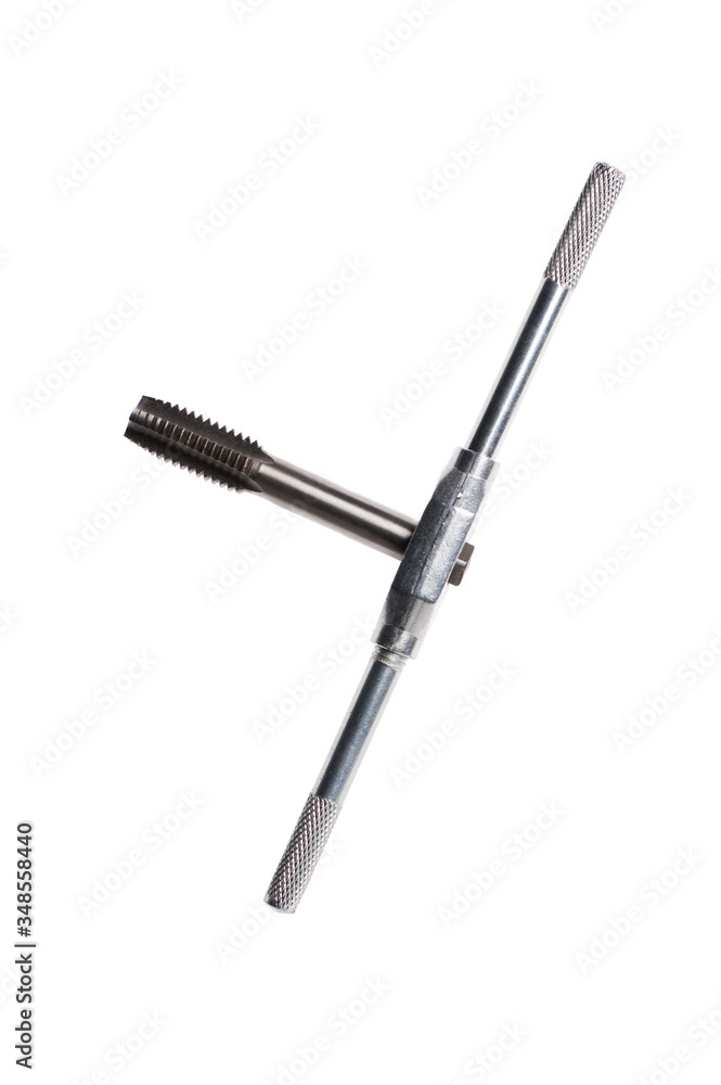 isolate thread tap on white background isolate thread tap on white background