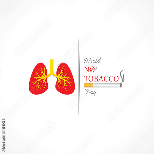 Illustration Of World No Tobacco Day - 31 may