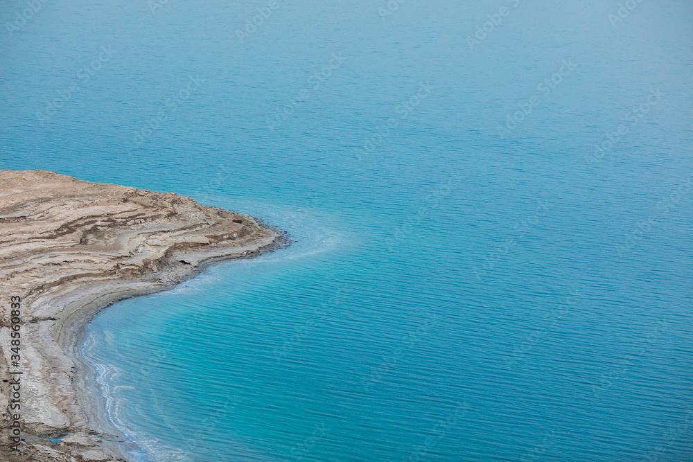 landscape of the Dead Sea, failures of the soil, illustrating an environmental catastrophe on the Dead Sea, Israel landscape of the Dead Sea, failures of the soil, illustrating an environmental catastrophe on the Dead Sea, Israel