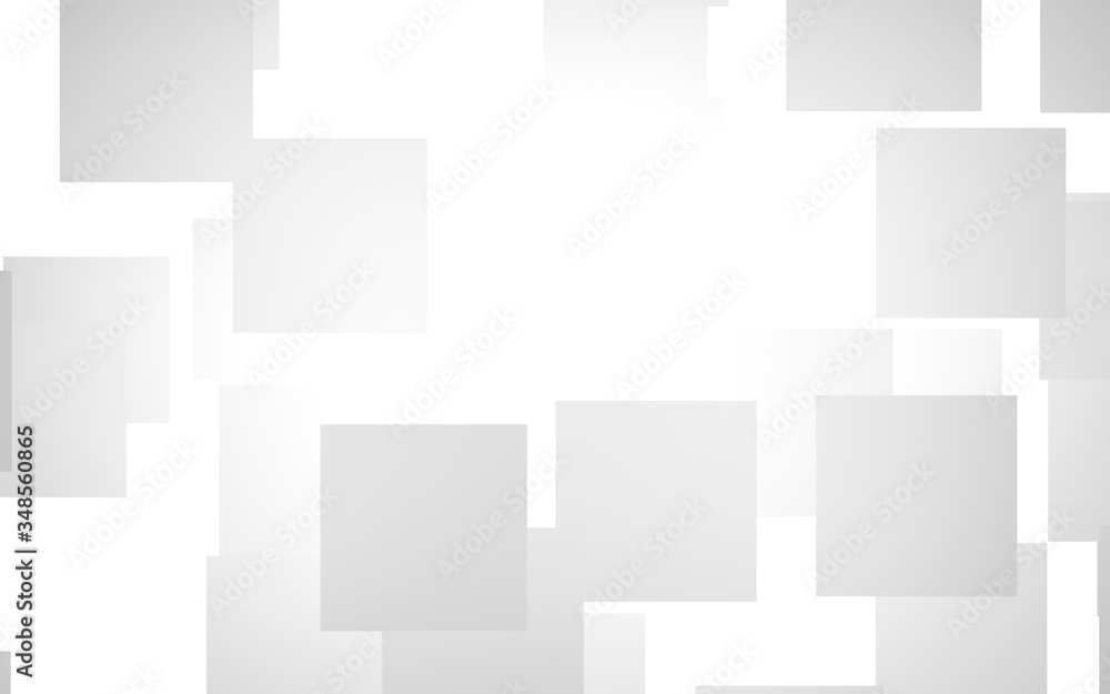 White abstract background. Misty backdrop with grey squares. 3D illustration White abstract background. Misty backdrop with grey squares. 3D illustration