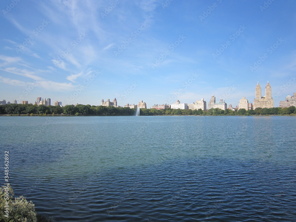 Lago en Central Park Nueva York