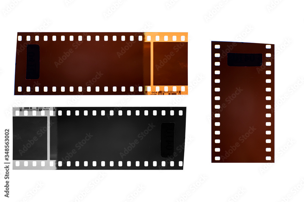 (35 mm.) film collections frame.With white space.film camera. (35 mm.) film collections frame.With white space.film camera.