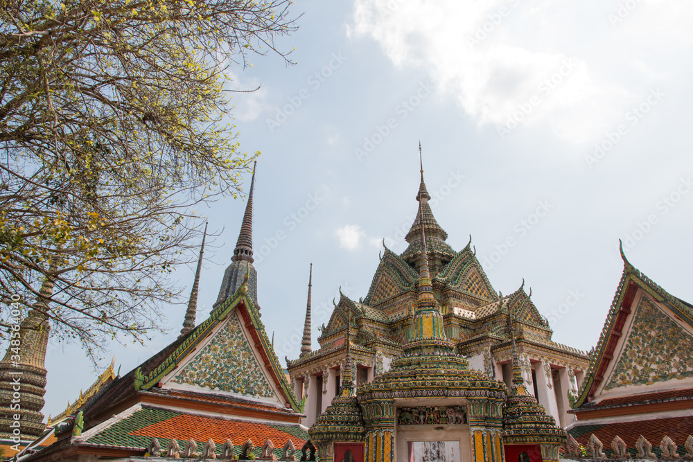 Wat Pho (Wat Phra Chetuphon Vimolmangklararm Rajwaramahaviharn), Pranakorn District, Bangkok, Thailand.