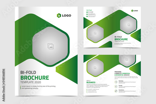 Creative Corporate & Business Bifold Flyer Brochure Template Design, abstract business bifold brochure, vector brochure template design. Brochure design, cover, annual report, poster, flyer