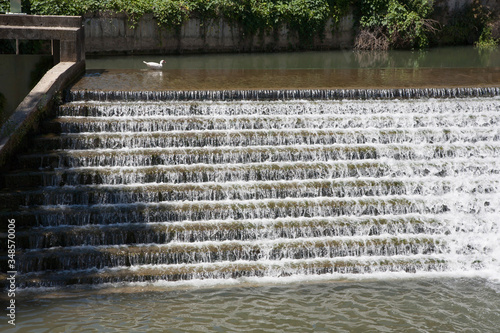 stepped waterfall Torres Vedras Central Portugal photo