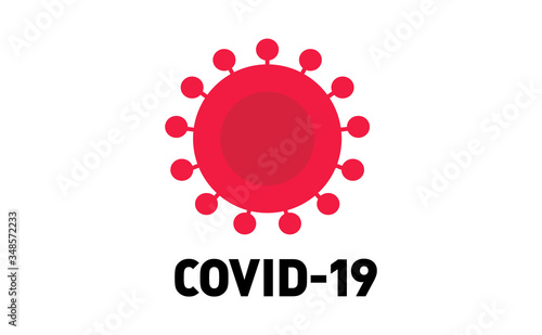 Corona virus covid-19 outbreak pandemic symbol vector image